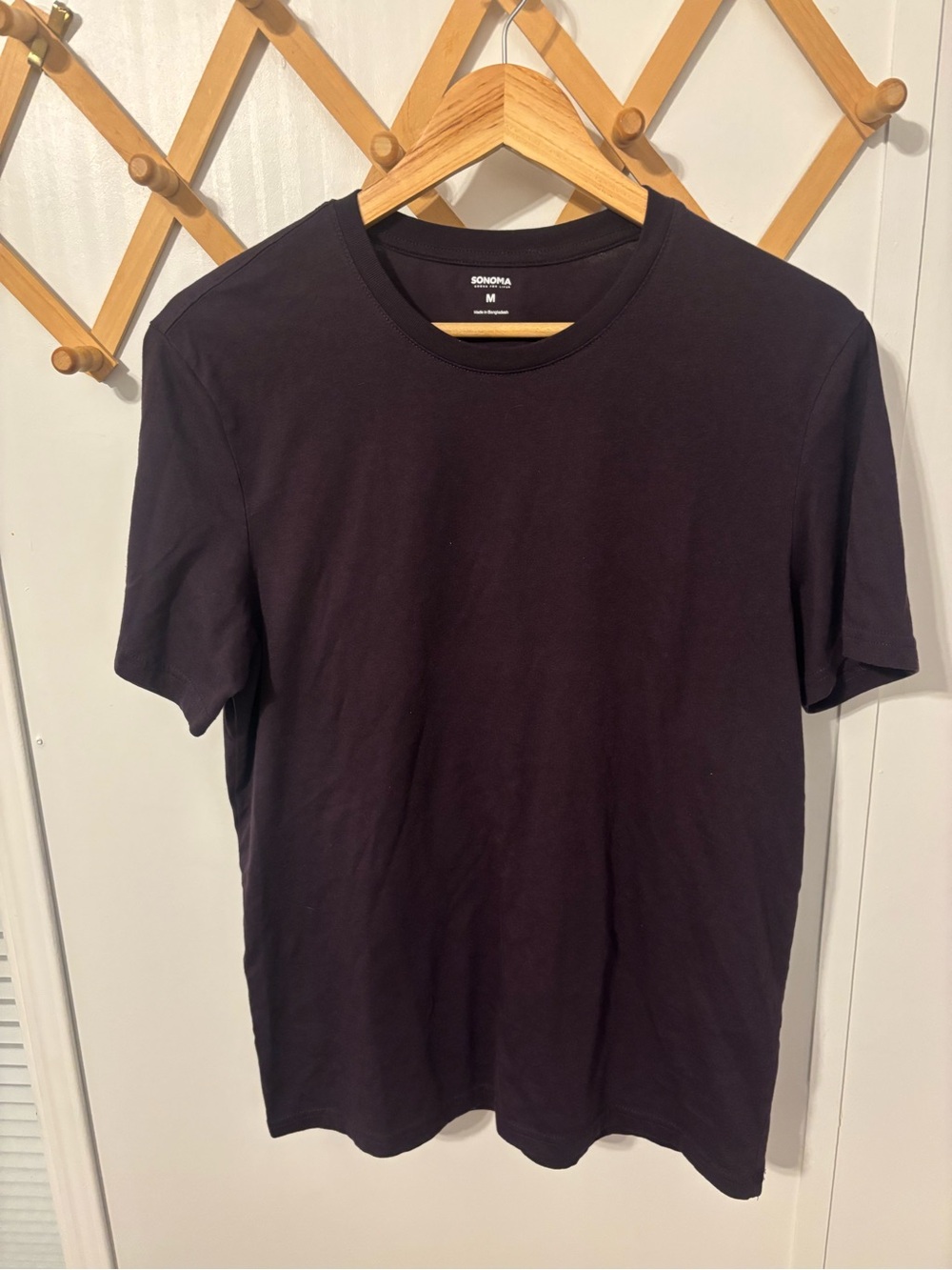SONOMA Crewneck T‑Shirt in Dark Brown - Men's Medium